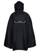 Rowerowe poncho przeciwdeszczowe Valdipino Poncho black VAUDE