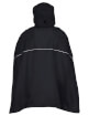 Rowerowe poncho przeciwdeszczowe Valdipino Poncho black VAUDE