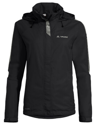 Damska kurtka przeciwdeszczowa rowerowa Women's Luminum Jacket II black VAUDE
