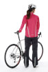 Damska kurtka przeciwdeszczowa rowerowa Women's Luminum Performance Jacket II bramble VAUDE