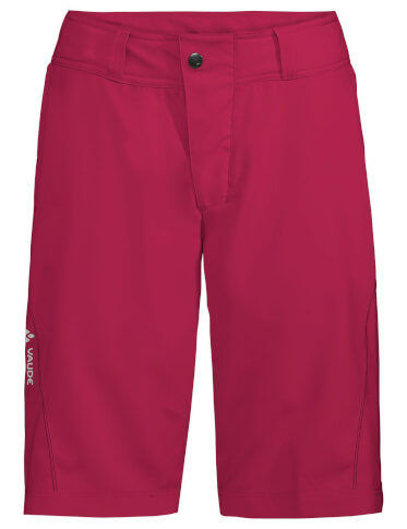 Damskie spodenki rowerowe Women's Ledro Shorts crimson red VAUDE