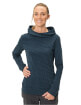 Damska bluza outdoorowa Women's Tuenno Pullover dark sea VAUDE