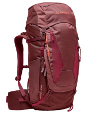 Damski plecak trekkingowy Women's Asymmetric 38+8 dark cherry VAUDE