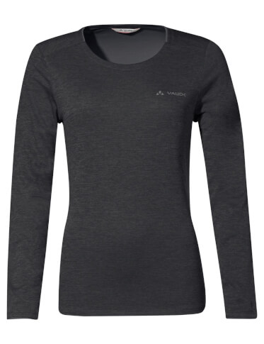 Koszulka trekkingowa Women's Essential LS T-Shirt black VAUDE