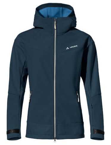 Damska kurtka softshell Women's All Year Elope Softshell Jacket dark sea VAUDE