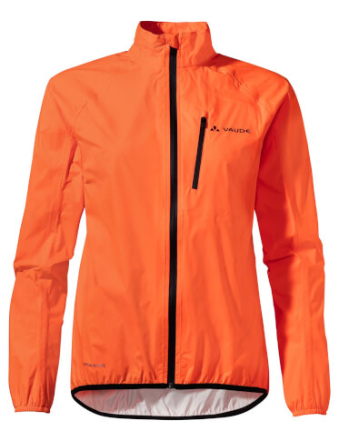 Damska kurtka przeciwdeszczowa Women's Drop Jacket III neon orange VAUDE