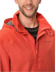 Męska kurtka przeciwdeszczowa rowerowa Men's Escape Bike Light Jacket glowing red VAUDE