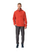 Męska kurtka przeciwdeszczowa rowerowa Men's Escape Bike Light Jacket glowing red VAUDE