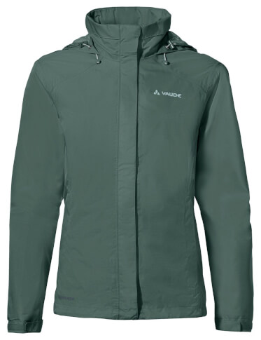 Damska kurtka przeciwdeszczowa rowerowa Women's Escape Bike Light Jacket dusty forest VAUDE