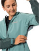 Damska kurtka przeciwdeszczowa rowerowa Women's Moab Rain Jacket II dusty moss VAUDE