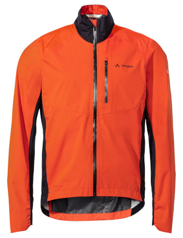 Męska kurtka przeciwdeszczowa rowerowa Men's Kuro Rain Jacket glowing red VAUDE