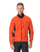 Męska kurtka przeciwdeszczowa rowerowa Men's Kuro Rain Jacket glowing red VAUDE