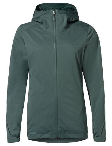 Damska kurtka przeciwdeszczowa rowerowa Women's Cyclist Jacket III dusty forest VAUDE