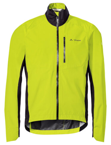 Męska kurtka przeciwdeszczowa rowerowa Men's Kuro Rain Jacket bright green VAUDE
