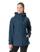 Damska kurtka przeciwdeszczowa rowerowa Women's Comyou Pro Rain Jacket dark sea VAUDE