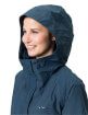 Damska kurtka przeciwdeszczowa rowerowa Women's Comyou Pro Rain Jacket dark sea VAUDE