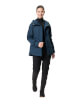 Damska kurtka przeciwdeszczowa rowerowa Women's Comyou Pro Rain Jacket dark sea VAUDE