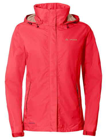 Damska kurtka przeciwdeszczowa Women's Escape Light Jacket flame VAUDE