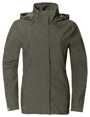 Damska kurtka przeciwdeszczowa Women's Rosemoor Jacket II khaki VAUDE