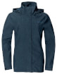 Damska kurtka przeciwdeszczowa Women's Rosemoor Jacket II dark sea VAUDE