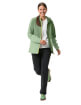 Damska kurtka przeciwdeszczowa Women's Neyland Jacket aloe vera VAUDE
