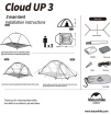 Namiot turystyczny 3 osobowy Cloud Up 3 20D Updated Mustard Green Naturehike