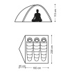 Namiot 3 osobowy P-Series 3 UV Forest Green Naturehike