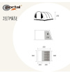 Namiot rodzinny dla 5 osób Gamma 5 green Portal Outdoor