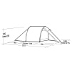 Namiot turystyczny dla 3 osób Vega 300 Compact blue Easy Camp