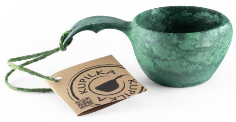 Mały kubek Small cup 120 ml green z opakowaniem Kupilka