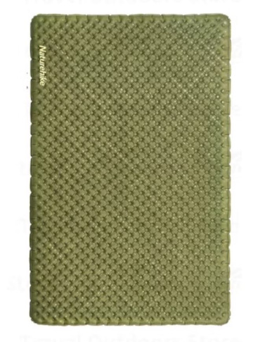 Turystyczny materac dmuchany Ultralight Square Double R 3,5 green Naturehike