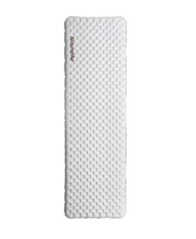 Turystyczny materac dmuchany Ultralight Square Standard R 5,8 silver Naturehike
