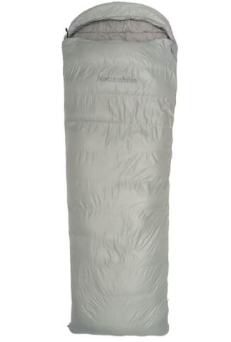 Śpiwór puchowy RM40 L zamek lewy light grey Naturehike
