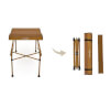 Stolik turystyczny Aluminium Folding Table Mid brown Naturehike