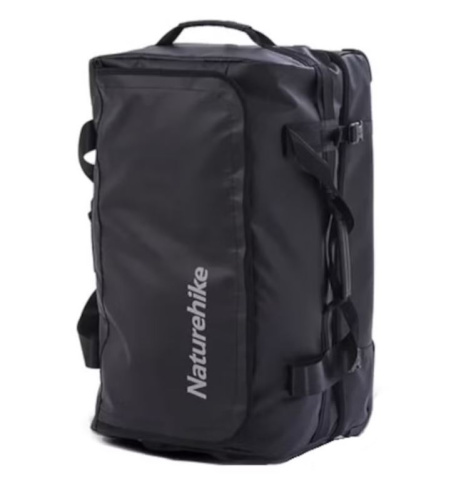 Torba podróżna Camping Trolley 115L updated matte black Naturehike