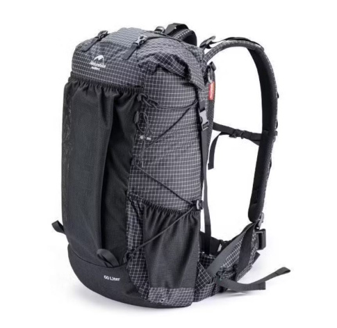 Plecak turystyczny Rock Series 60+5L black Naturehike