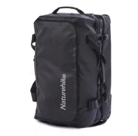Torba podróżna Camping Trolley 85L updated matte black Naturehike