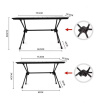 Stolik turystyczny Aluminium Folding Table FT11 black Naturehike