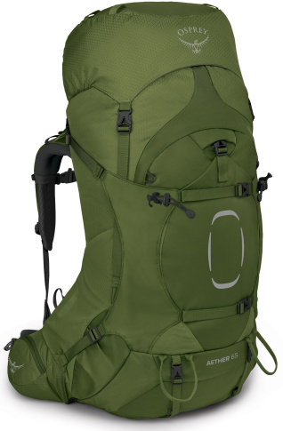 Plecak turystyczny AETHER 55 męski L/XL Osprey - garlic mustard green