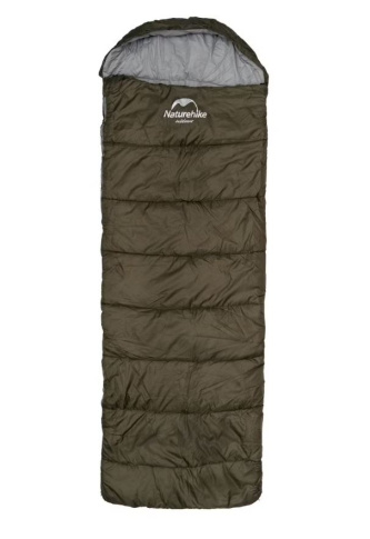 Śpiwór trzysezonowy U250S zamek prawy army green Naturehike