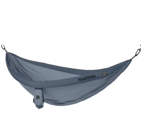 Hamak dwuosobowy Air Inflation Double graphite blue Naturehike