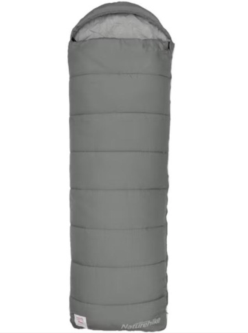 Śpiwór trzysezonowy M180 zamek prawy grey Naturehike