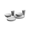 Zestaw naczyń turystycznych Gala 2 Person Dinner Set grey/mist Outwell