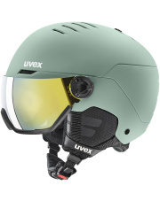 Kask narciarski UVEX Wanted Visor zielony
