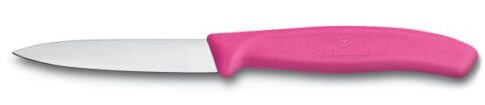 Nóż do jarzyn gładki Victorinox 10cm – różowy