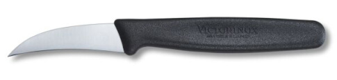Nóż do jarzyn Victorinox ostrze zagięte 6cm czarny