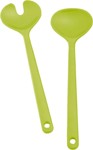 Turystyczne łyżki do sałatek Brunner Salad Server zielone