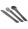 Sztućce turystyczne Ellipse Camping Cutlery Set szare Lifeventure