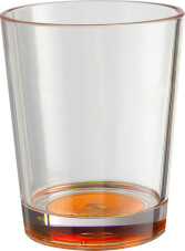 2x Nietłukące szklanki turystyczne Brunner Set Multiglas Color Antislip pomarańczowe
