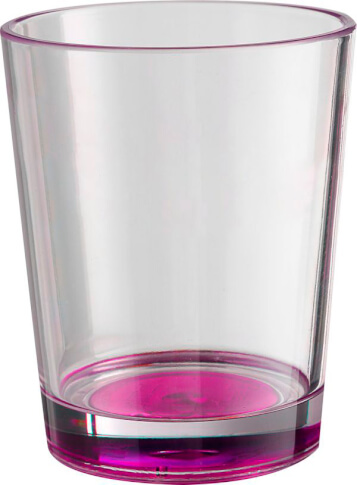 2x Nietłukące Szklanki turystyczne Brunner Set Multiglas Color Antislip różowe